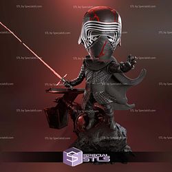 Kylo Ren and Sword Chibi 3D Printer Files