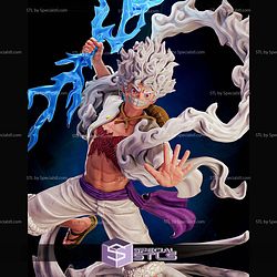 Luffy Gear 5 Sun God 3D Printer Files