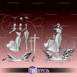 Makima and Raven Chainsaw Man 3D Printer Files