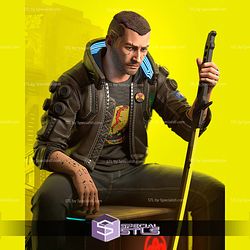 Male V Cyberpunk 2077 3D Printer Files