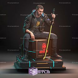 Male V Cyberpunk 2077 3D Printer Files
