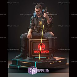 Male V Cyberpunk 2077 3D Printer Files