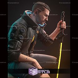 Male V Cyberpunk 2077 3D Printer Files