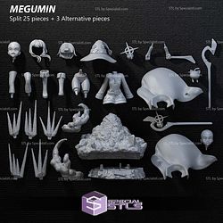 Megumin Explosion Base 3D Printer Files