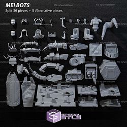 Mei Hatsume Robot 3D Printer Files