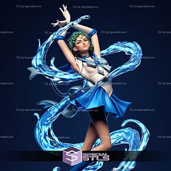 Mercury Elegance in Blue and White 3D Printer Files