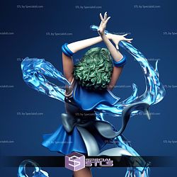 Mercury Elegance in Blue and White 3D Printer Files