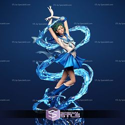 Mercury Elegance in Blue and White 3D Printer Files