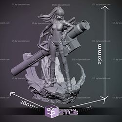 Mina Ashiro Kaiju No 8 V2 3D Printer Files