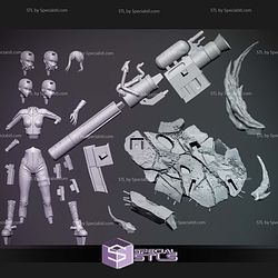 Mina Ashiro Kaiju No 8 V2 3D Printer Files