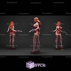Miss Fortune Red Dress 3D Printer Files