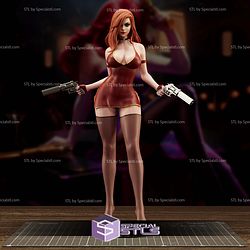 Miss Fortune Red Dress 3D Printer Files