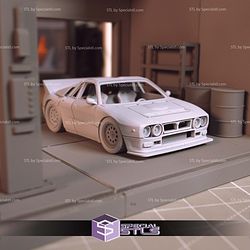 Model Kit Car STL Files 037 Rally Car