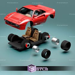 Model Kit Car STL Files 288 GTO