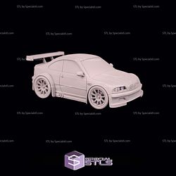 Model Kit Car STL Files BMW M3 GTR E46