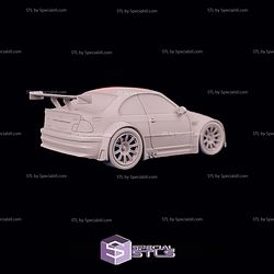 Model Kit Car STL Files BMW M3 GTR E46