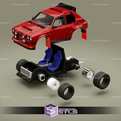 Model Kit Car STL Files Delta S4 Rally
