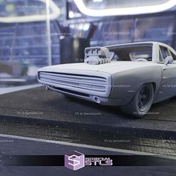 Model Kit Car STL Files Dodge Charger RT