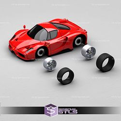Model Kit Car STL Files Ferrari Enzo