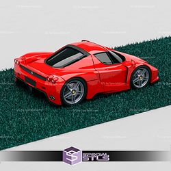 Model Kit Car STL Files Ferrari Enzo
