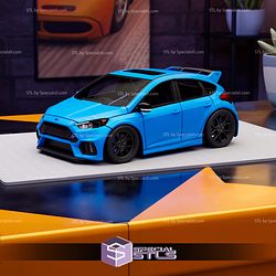 Model Kit Car STL Files Ford Focus RS MK3