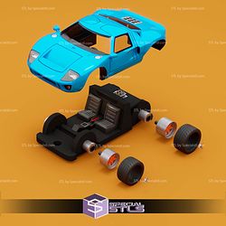 Model Kit Car STL Files Ford GT40