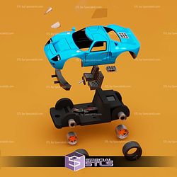 Model Kit Car STL Files Ford GT40