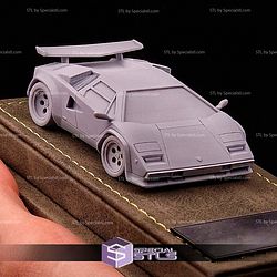 Model Kit Car STL Files Lamborghini Countach