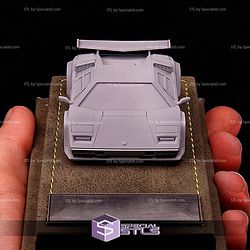 Model Kit Car STL Files Lamborghini Countach
