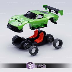 Model Kit Car STL Files Lamborghini Miura