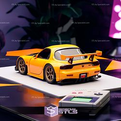 Model Kit Car STL Files Mazda RX7 FD3S Keisuke