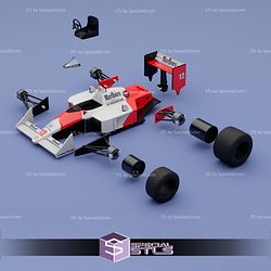 Model Kit Car STL Files Mclaren MP4
