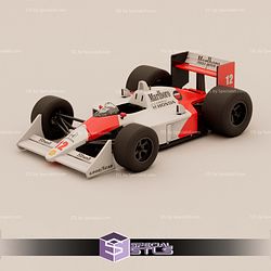 Model Kit Car STL Files Mclaren MP4