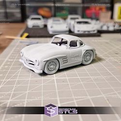 Model Kit Car STL Files Mercedes 300SL