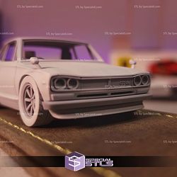Model Kit Car STL Files Nissan Skyline 2000 GTR