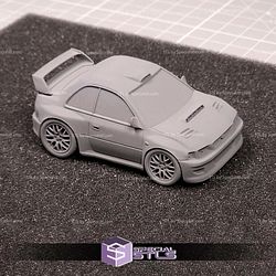 Model Kit Car STL Files Subaru Impreza 22B