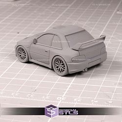 Model Kit Car STL Files Subaru Impreza 22B