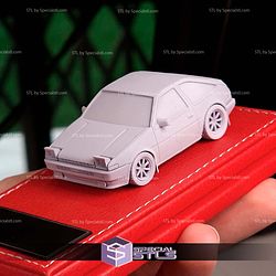 Model Kit Car STL Files Toyota Corolla AE86
