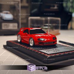Model Kit Car STL Files Toyota Supra MK4
