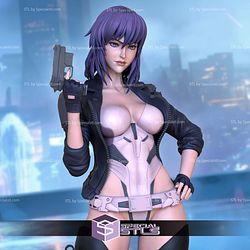 Motoko Kusanagi Sexy Outfit 3D Printer Files