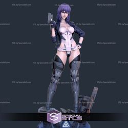 Motoko Kusanagi Sexy Outfit 3D Printer Files