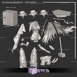 Mudrock Rubble Arknights 3D Printer Files