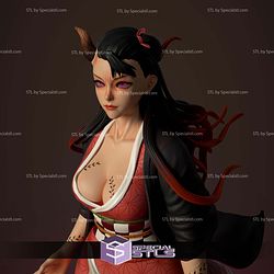 Nezuko in Flame 3D Printer Files