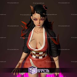 Nezuko in Flame 3D Printer Files