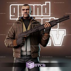 Niko Bellic GTA 4 3D Printer Files