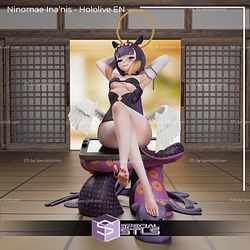 Ninomae Inanis Sitting Pose 3D Printer Files