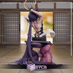 Ninomae Inanis Sitting Pose 3D Printer Files