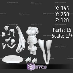 Noir Nikke Baseball Cheerleader 3D Printer Files