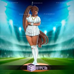 Noir Nikke Baseball Cheerleader 3D Printer Files