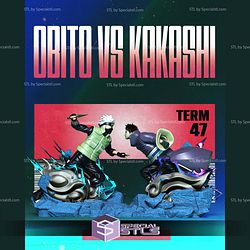 Obito vs Kakashi Battle 3D Printer Files